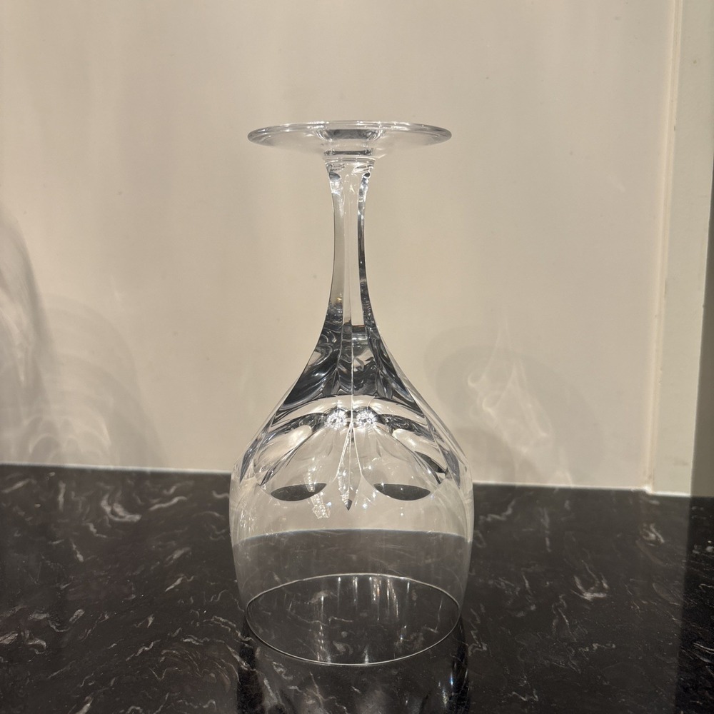 Atlantis Evora Cut Crystal 9 oz. Water Glasses Goblets - Set Of 10 - Picture 4 of 8
